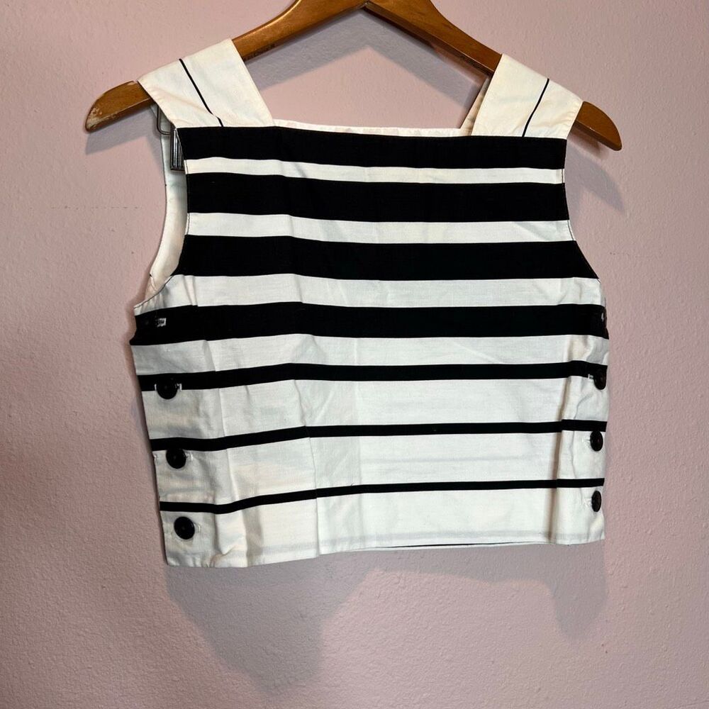 Lanz originals made in the USA 70’s sleeveless top button on sides